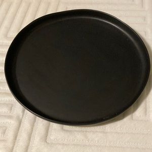 Black Round Decorative Tray
